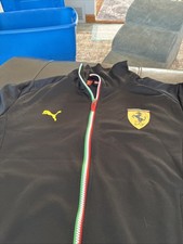 Puma Ferrari Racing Track Jacket F1 Men Size L Black