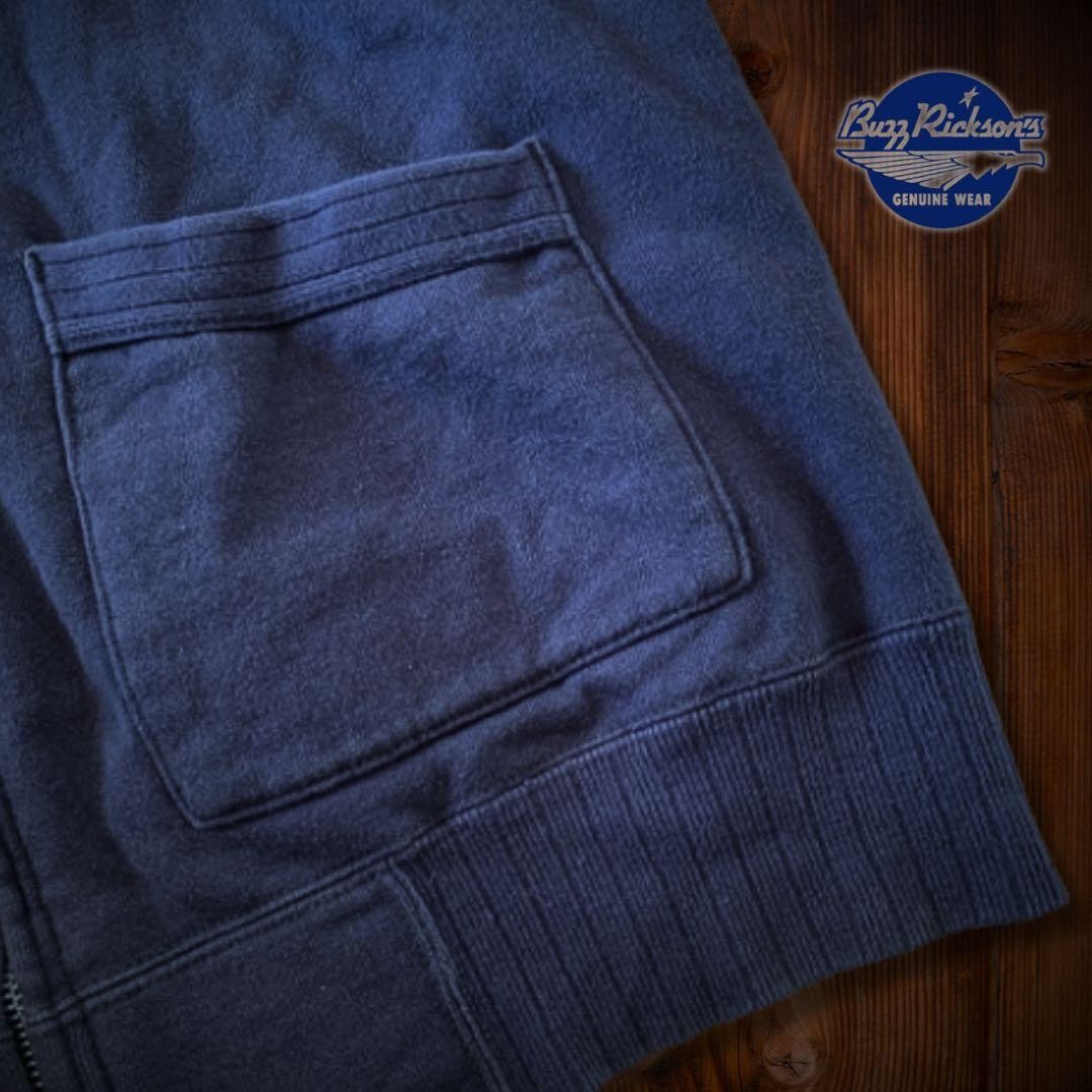 Old Feel  Buzz Ricksons Buzz Ricksons Full Zip Sw… - image 10