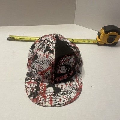 Stewie Griffin Family Guy Obey Me Hat Fox TV Animated Show Black Red One Sz 2010