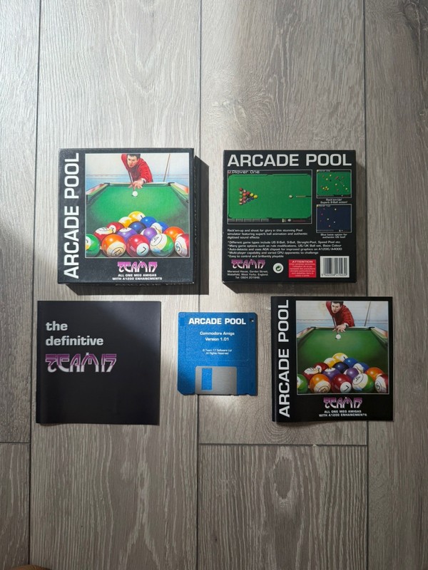 Arcade Pool - Commodore Amiga Game