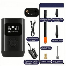 Portable Digital Electric Cordless Air Pump T...