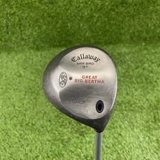 Callaway Great Big Bertha War Bird 9 Titanium Driver BBUL Firm Flex Shaft RH