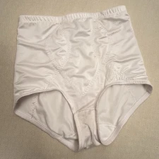 Vintage Flexees White Pantie Girdle Size XL