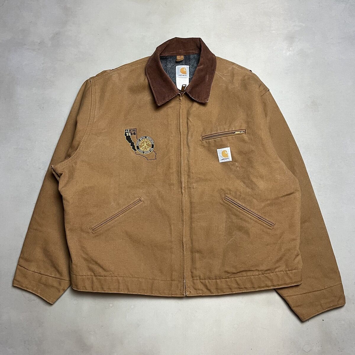 Vintage Carhartt Detroit J01 BRN Blanket Lined Jacket 52 Vintage Carhartt Detroit J01 BRN Blanket Lined Jacket 52