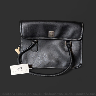 BPI CREATIONS Black Handbag