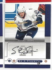 Steve Staios 2005-06 UD Be A Player Hockey Autograph Card