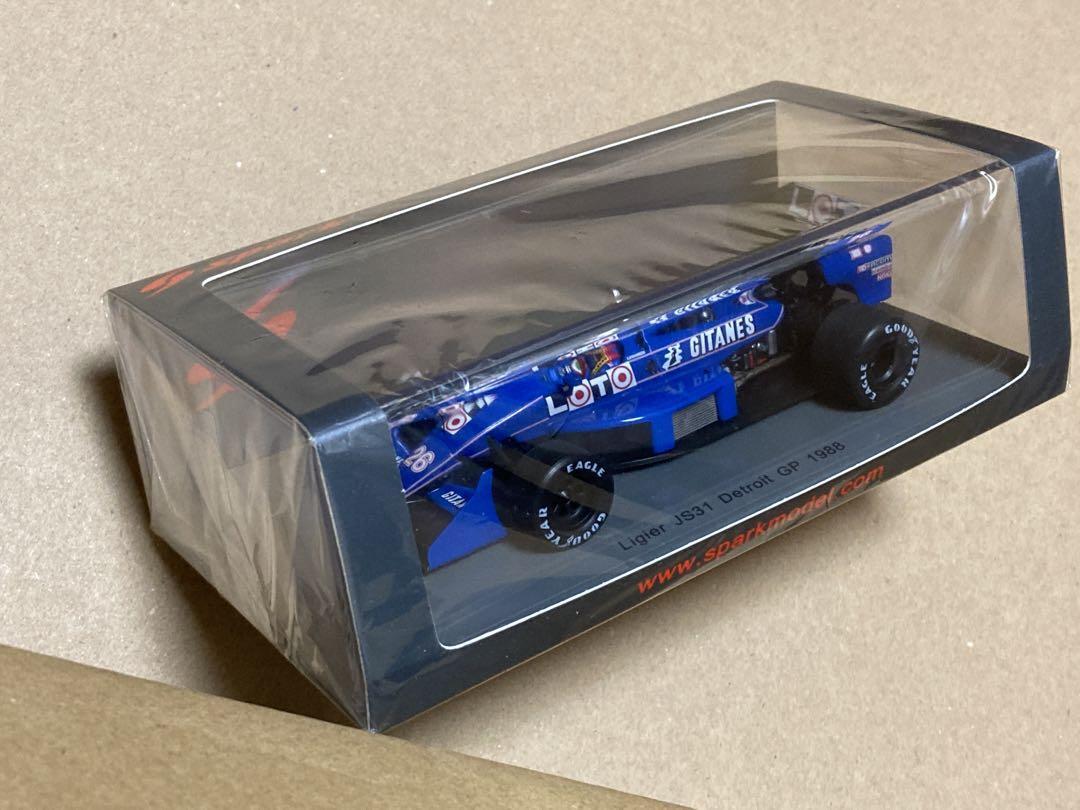 1/43リジェJS31デトロイトGP1988 スパーク Spark 1/43 Ligier JS31 Detroit GP1988 | eBay
