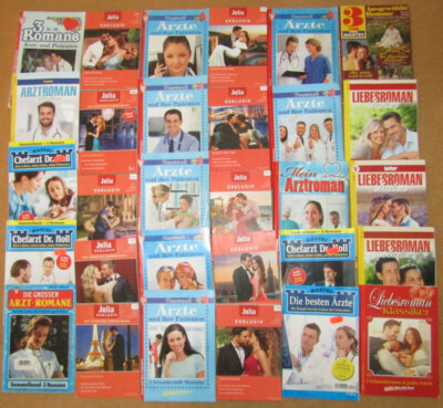 90 Romane Arzt Patient, Romantik und Traummänner,  30x 3er Sammelband -  bk084