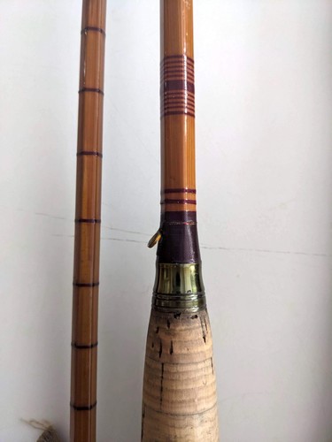 Custom Made 3 piece Split Cane fly rod-5/6 Weight-9”-3’-Sea Trout?-VG++ - Picture 6 of 7