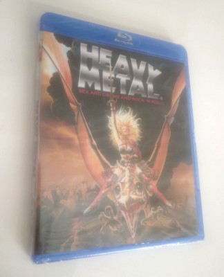 Heavy Metal (Blu-ray, 1981) Cyber Punk Anime Movie SCI-FI 80s HD NEW Sealed