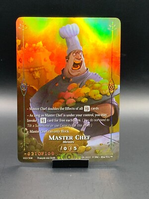 Master Chef Serialized /100 Gold Card Rise TCG 2022 Kickstarter Alpha