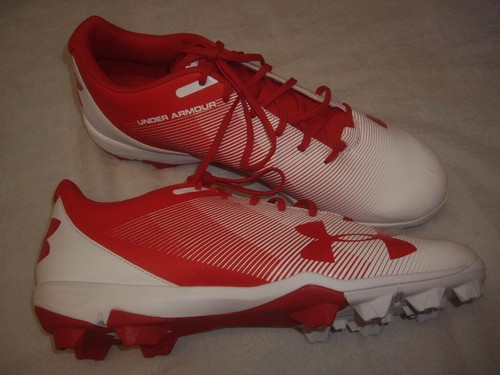 MLB Baseball Cleats Shoes Red 