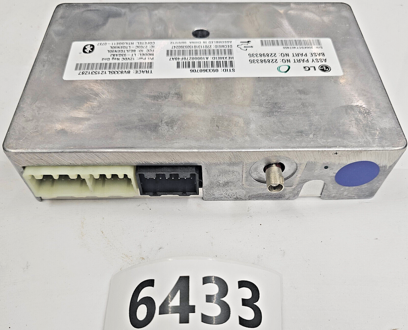 Onstar Control Module Buy 13 GMC SIERRA 3500 COMMUNICATION ONSTAR CONTROL MODULE 22898335 ...