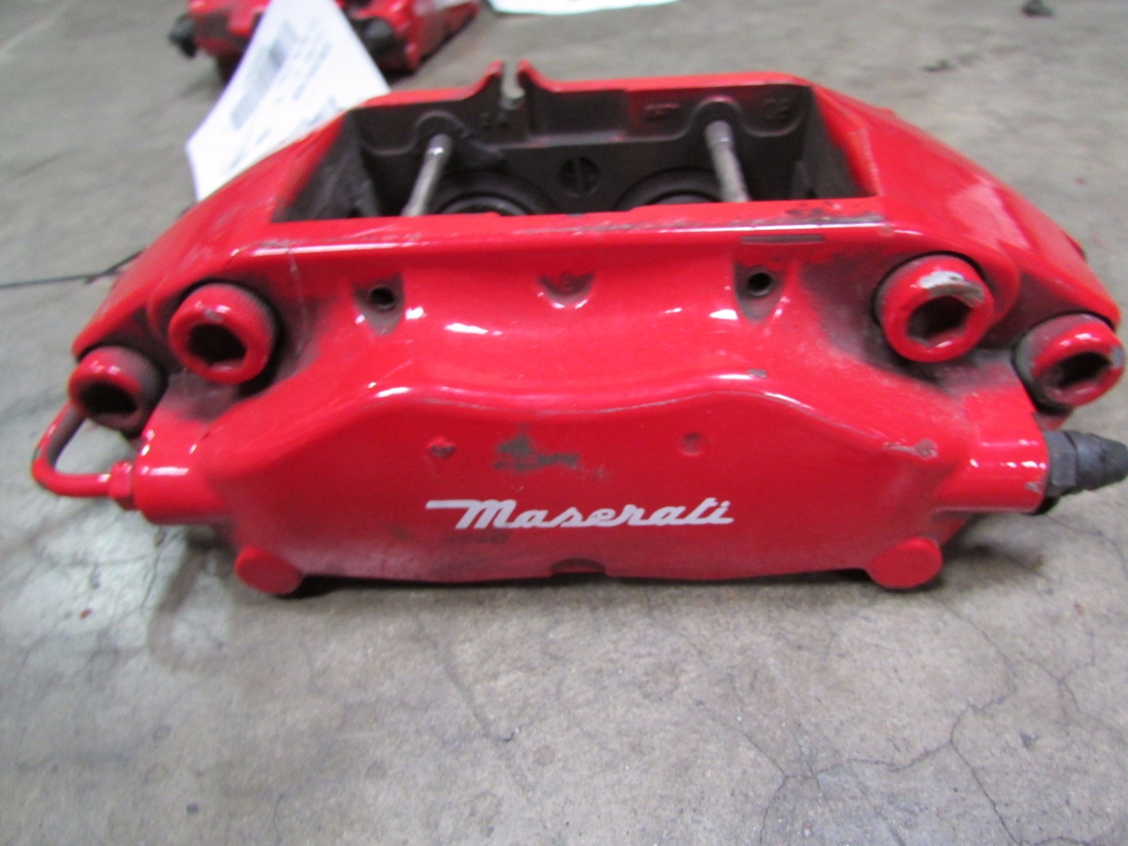 Maserati Quattroporte, LH, Left Side, Rear Brake Caliper, Red, P/N 227637