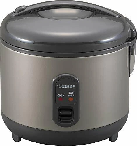 Zojirushi NS-RPC10HM Rice Cooker and Warmer, 1.0-Liter, Metallic Gray 5 CUP