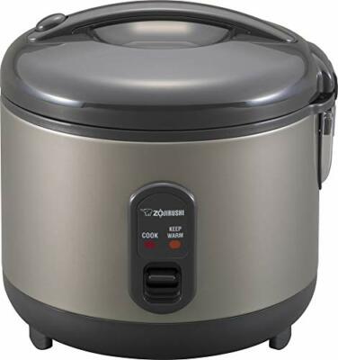 Zojirushi NS-RPC18HM Rice Cooker and Warmer, 1.8-Liter, Metallic Gray 10 CUP