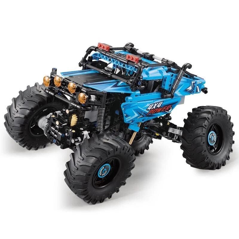 CaDA Bricks Monster Climbing Car - RC - 1:12 Scale 699 Piece Brick Kit C61008W - Image 3 of 4