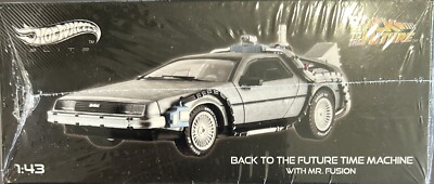 BACK TO THE FUTURE Hot Wheels ELITE X5493 DeLorean Time Machine 1