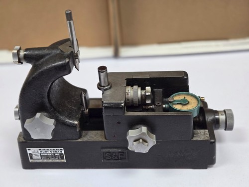 German Quality ! S & F gear rolling tester W/Centers, for shafts.