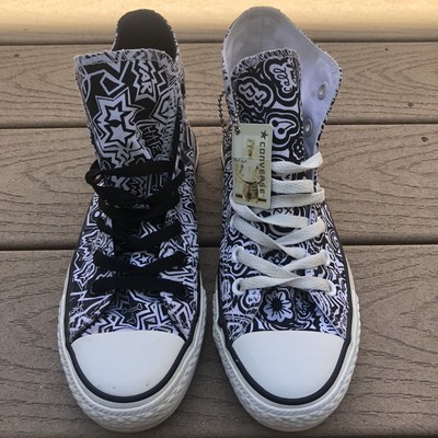 black and white converse size 5.5