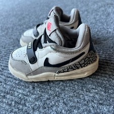NIKE Jordan Shoes Toddler 6C Jordan Legacy 312 Low White/Blk/Grey CD9056-101