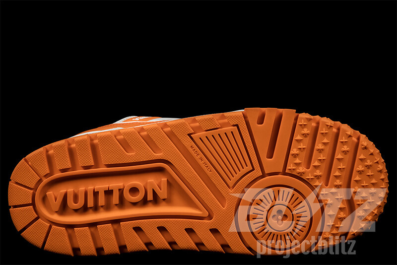 louis vuitton trainers orange mca