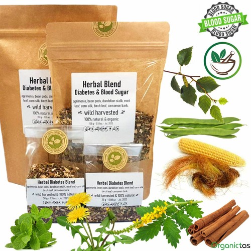 Herbal Diabetics Tea Natural Blood Sugar, Glucose, Cholestorol, Lower & Control eBay