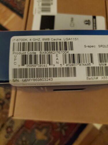 New Intel Core i7-6700K CPU 4.0GHz 4-Core LGA 1151 Processor box Unlocked - Picture 3 of 3