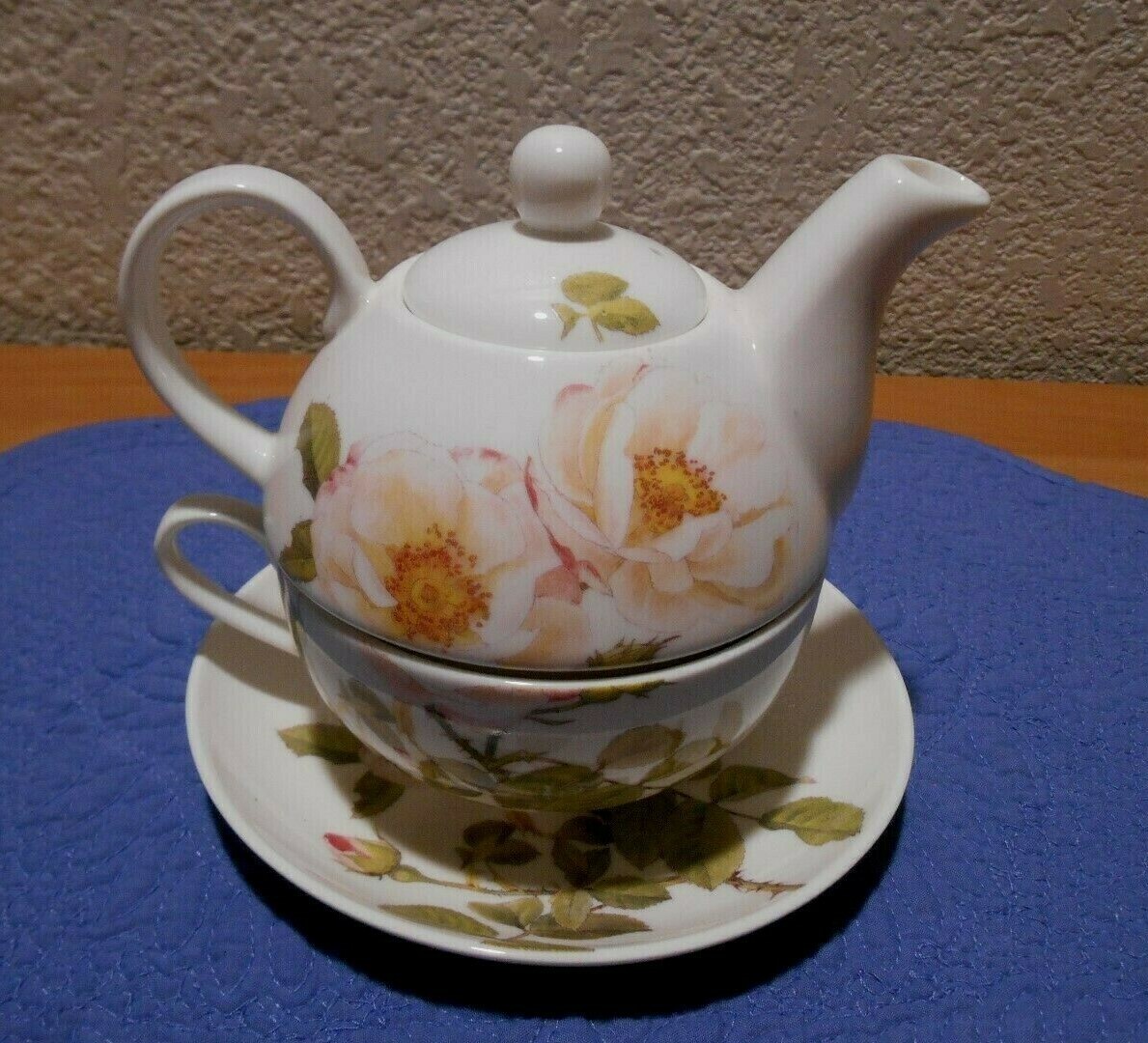 Gracie China Teapot with Saucer Cup or Mug & Lid eBay