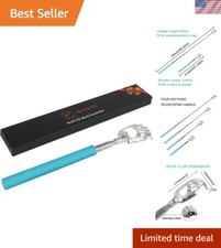 Blue Portable Bear Claw Back Scratcher - Handy Pain Relief Stress Reliever