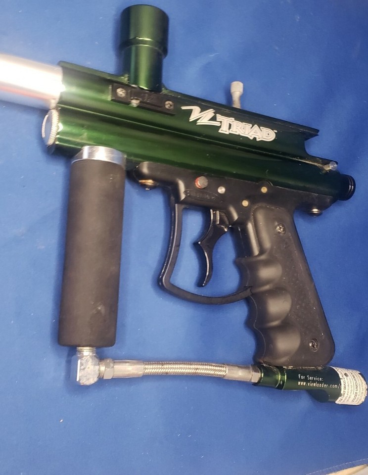 VL TRIAD Paintball Gun Marker Green Loader eBay