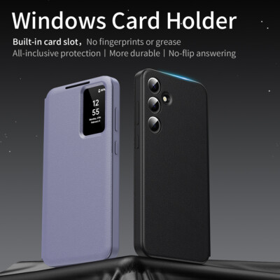 For Samsung Galaxy S25 S26 Ultra Slim Wallet Case Smart Small Screen Card Holder