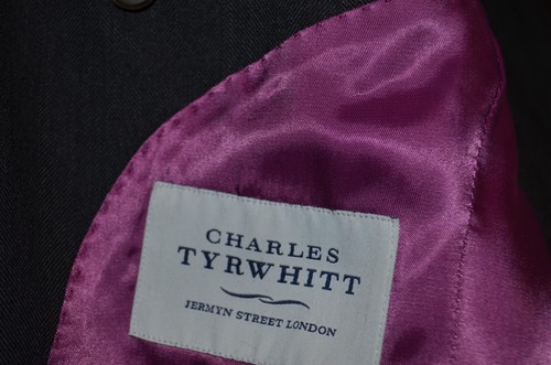 CHARLES TYRWHITT SMART CLASSIC FIT GREY HERRINGBONE SUIT UK 36's EU 46's - Picture 10 of 11