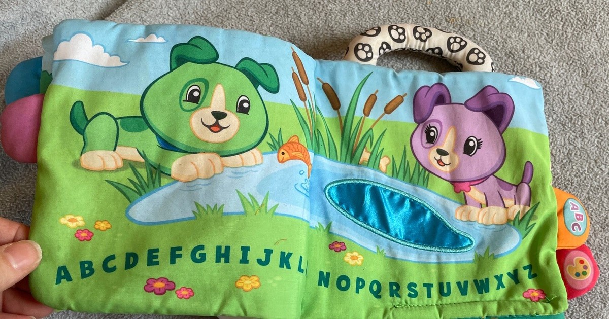 VIOLET/PENTAGON 【新品未開封/TYPE-ABC】 Leap Frog My First Violet Book Soft Pages Electronic ABC 123