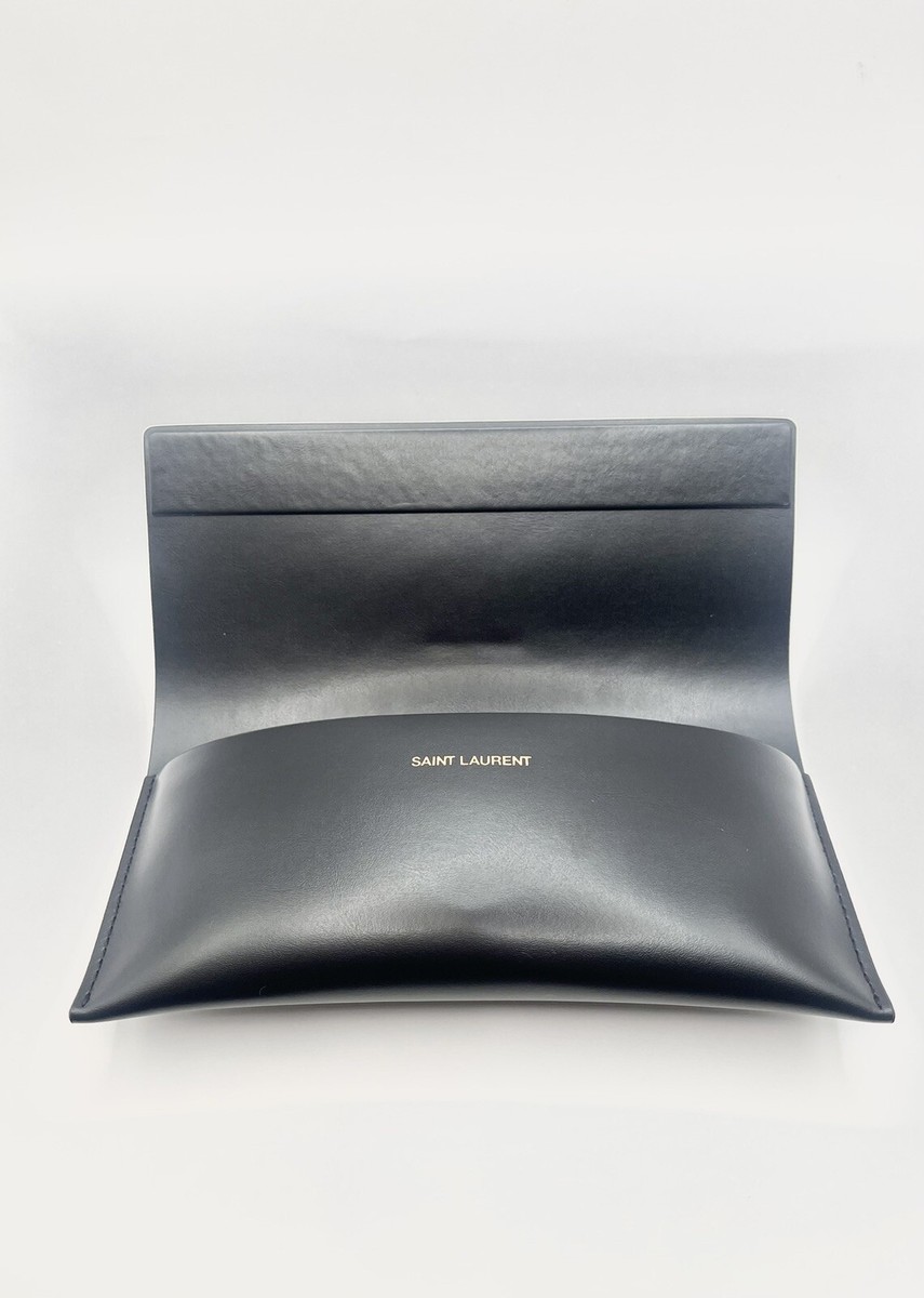 Saint Laurent Glasses Case In Black Brand New With Cleaning Cloth Saint Laurent Glasses Case In Black Brand New With Cleaning Cloth