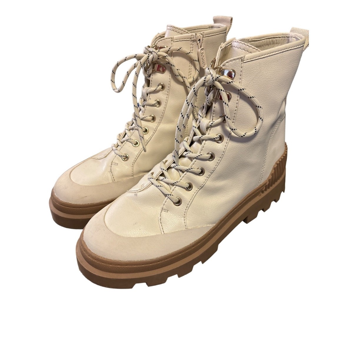 Circus Sam Edelman Snow Boots Circus Sam Edelman Ivory Lace Up