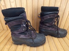 LACROSSE WOMEN'S BLACK/DARK PURPLE WINTER WATERPROOF SNOW BOOT SIZE 9M