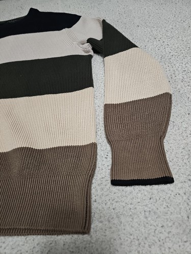 Rag & Bone Color-Blocked Crewneck Pullover Long Sleeve Sweater Mens SZ Large - Picture 9 of 11