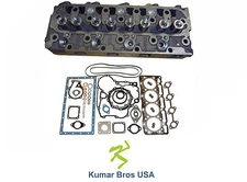 New "Complete" Cylinder Head & Full Gasket Kit FITS Kubota V1505 