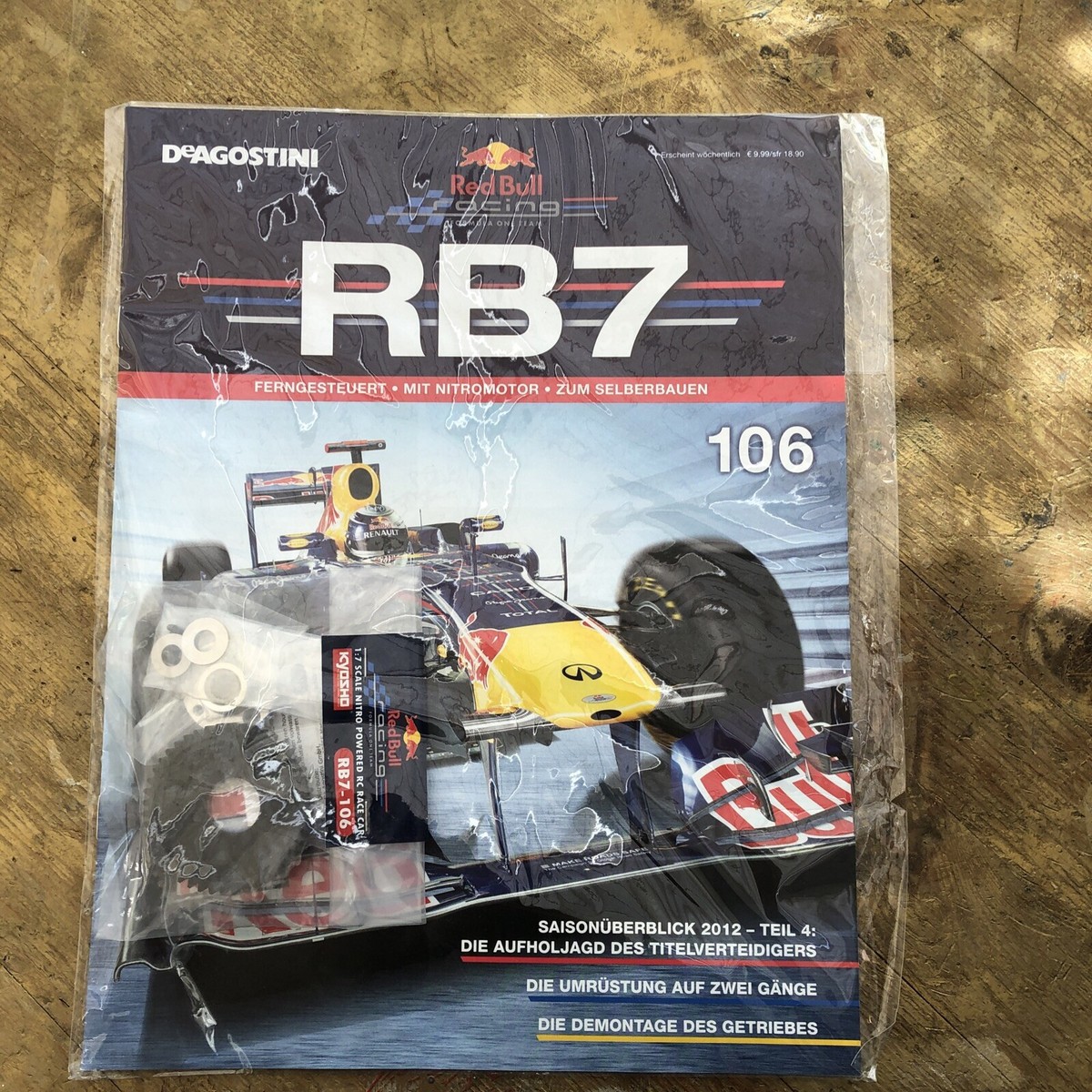 MARK WEBBER DeAGOSTINI Kyosho 1:7 Red Bull Racing RB7 F1 Issue