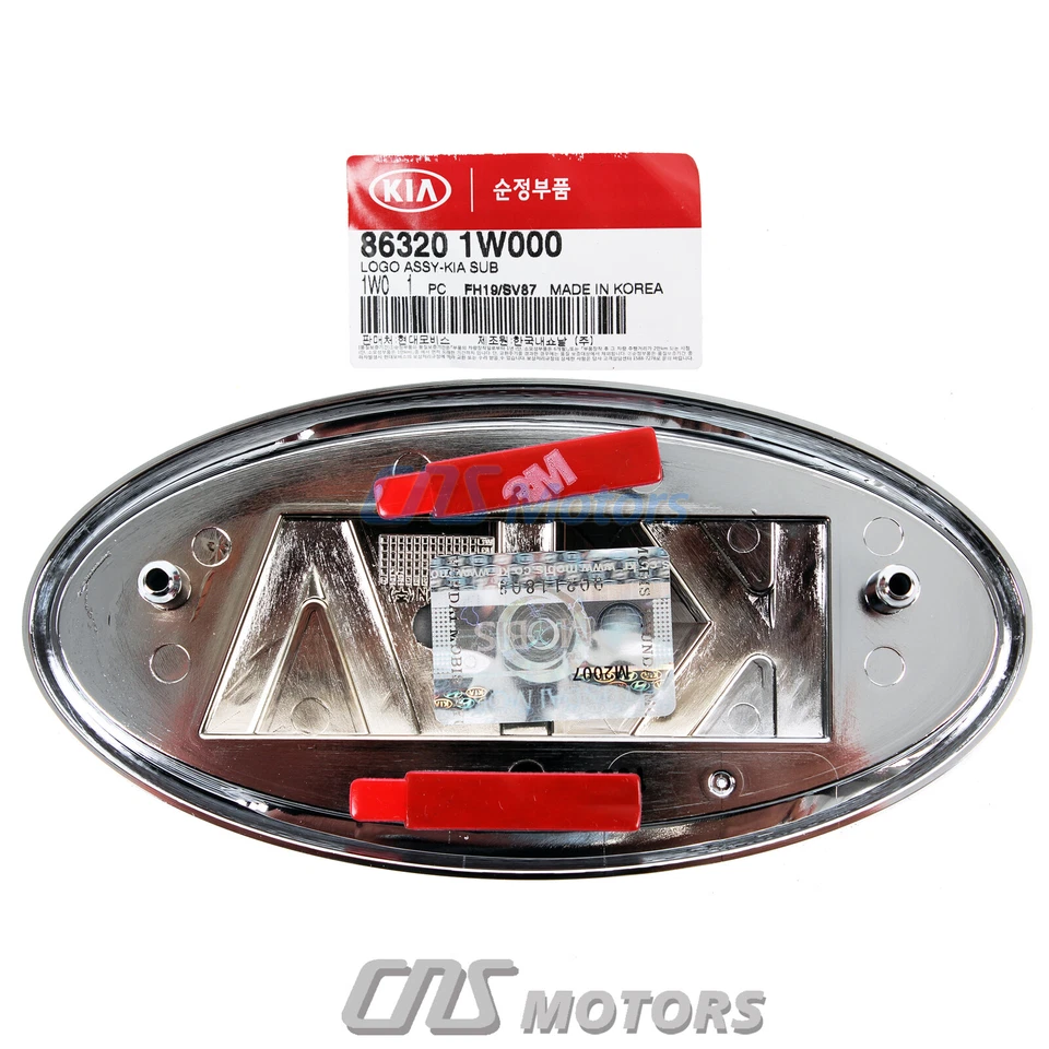 GENUINE Front Grille KIA Logo Emblem for 2012-2015 Kia Rio Sedan 863201W000⭐⭐⭐⭐⭐ - Изображение 3 из 4