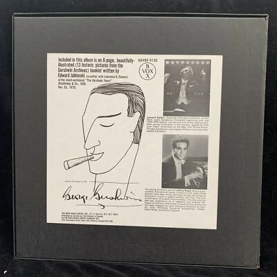 GERSHWIN Works for Orchestra & Piano - Siegel - Slatkin - VOX 3LP