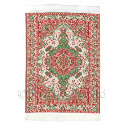 Puppenstube kleiner rechteckiger Tudor / Mittelalter Teppich 