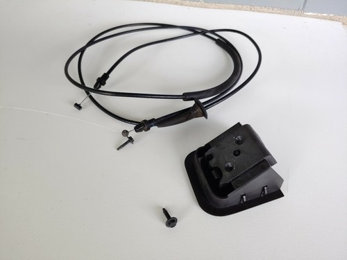 2010-2012 Ford Fusion Hood Release Cable Handle with Screws Milan Trim Black - Picture 7 of 10