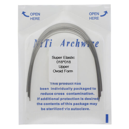 Arcos De Ortodoncia NiTi Filo Arco Ortodontico Rettangolare 16x22 17x25 Ovoidale - Foto 18 di 40