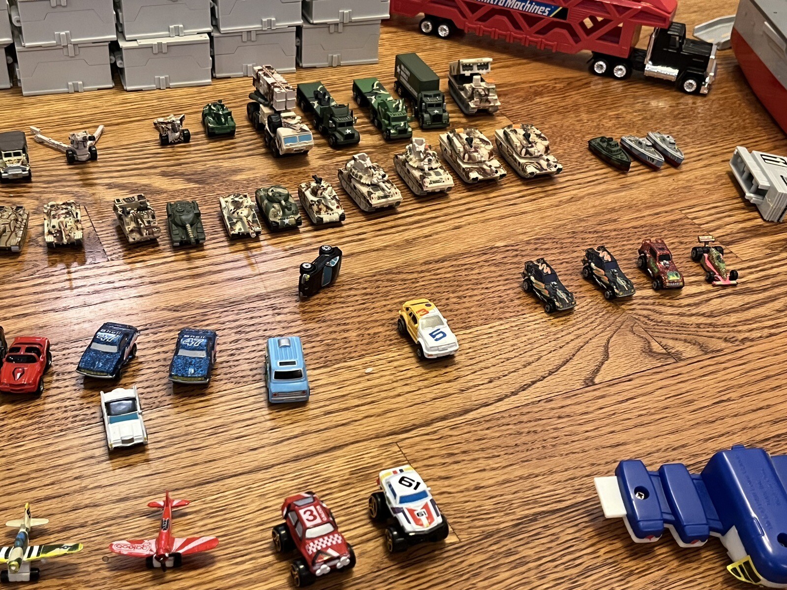 Micro Machines Mixed Vintage Lot 8lbs+ Gold Cars Playsets For Parts