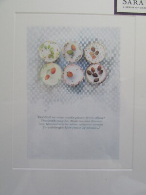 Rare Sara Midda In & Out of the Garden PLUMS Litho Print