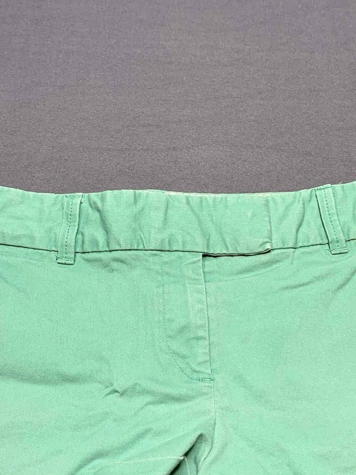 Pantalones Cortos Chinos Ann Taylor Loft Adulto 4 Mujer Verde Algodón Foto 2 de 4