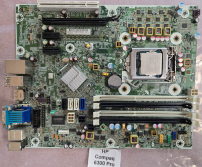 HP 656961-001 6300 Pro SFF LGA 1155 DDR3 SDRAM Desktop Motherboard w/ i5-3470