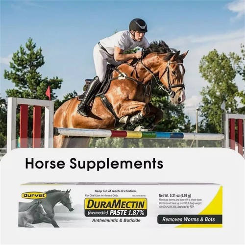 3/5/10 paczek Durvet Duramectin Equine Wormer Pasta Odrobaczanie koni Freeship - Zdjęcie 5 z 12